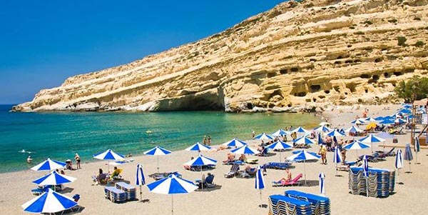 Matala beach Kreta